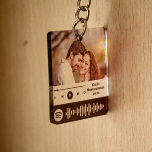 KEYRING TRANSPARENT ACRYLIC SPOTIFY