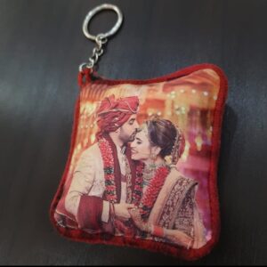 KEYRING PHOTO PILLOW RED DOUBLE SIDE