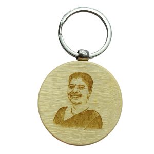 558 KEYRING ENGRAVED WOODEN 02