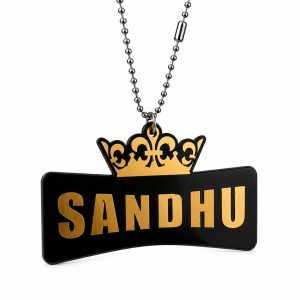 CAR HANGING 3D ACRYLIC NAME