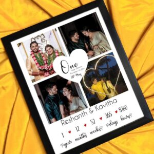 WALL COLLAGE COUPLE YEARLY CHART