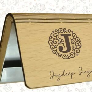 2518 CARD HOLDER WOODEN