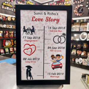 WALL COLLAGE LOVE STORY 10X15