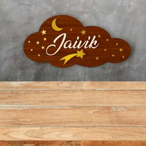 WOODEN CUTOUT INITIAL 24 INCH