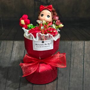 59164 BOUQUET DOLL RED