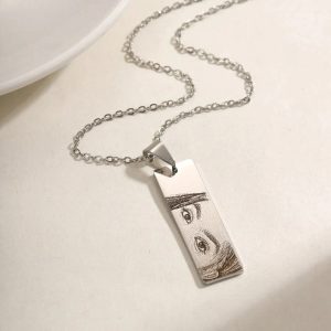 EYE PENDANT SILVER