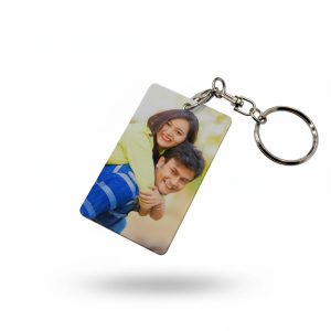 PHOTO METAL KEYRING RECTANGLE DOUBLE SIDE