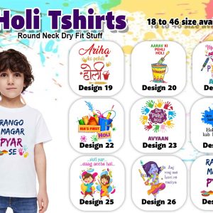 HOLI TSHIRTS DESIGN 19 TO 27