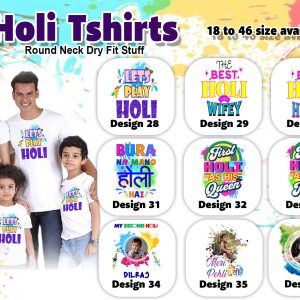 HOLI TSHIRTS DESIGN 28 TO 36