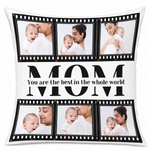 PILLOW SATAN 12X12 INCH MOM
