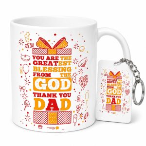 FATHER'S DAY MUG+KEYRING COMBO DESIGN 6