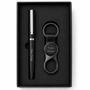 0779 ROUND CLIP PEN SET BLACK