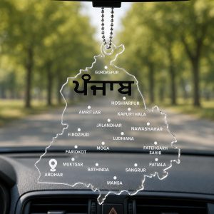 CAR HANGING PUNJAB TRANSPARENT