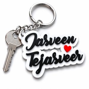 NAME KEYRING ACRYLIC (2 NAMES)
