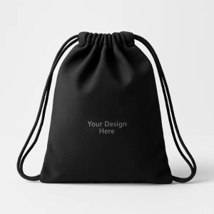 STRING BAG BLACK